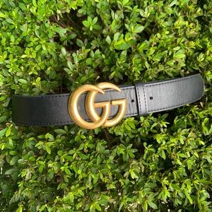 Double G Black & Gold Belt